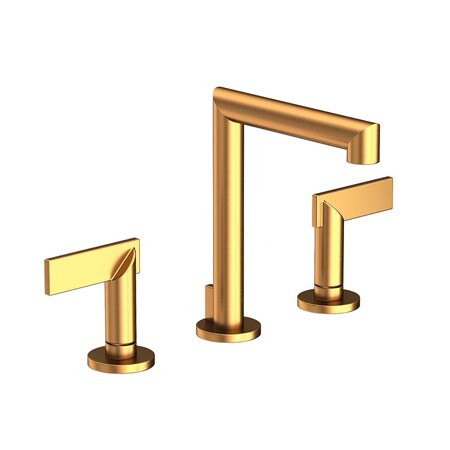Newport Brass Widespread Lavatory Faucet in Satin Gold (Pvd) 2490-24S